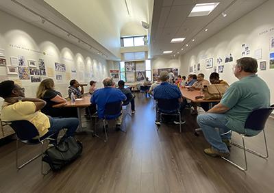 A room of attendees at the Legacies of American Slavery Public History Institute